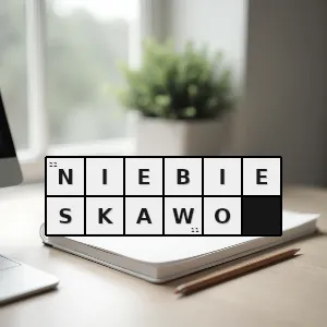 Hasło krzyżówkowe w kolorze niebieskawym zbliżonym barwą do niebieskiego przypominającym niebieski posiadającym nieintensywny odcień niebieskiego - niebieskawo – rozwiązanie, synonimy, podpowiedzi i definicje krzyżówkowe