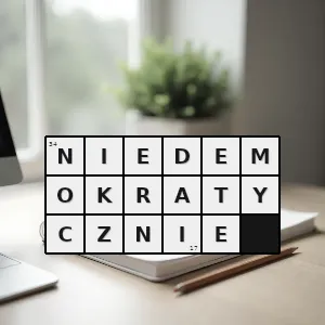Hasło krzyżówkowe niezgodnie z zasadami i wartościami demokracji - niedemokratycznie – rozwiązanie, synonimy, podpowiedzi i definicje krzyżówkowe