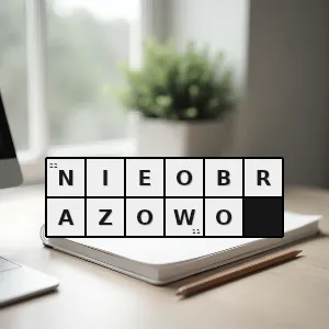 Hasło krzyżówkowe w sposób niezbyt jasny nie całkiem czytelny niesugestywny - nieobrazowo – rozwiązanie, synonimy, podpowiedzi i definicje krzyżówkowe