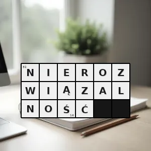 Hasło krzyżówkowe nierozwiązywalność - nierozwiązalność – rozwiązanie, synonimy, podpowiedzi i definicje krzyżówkowe