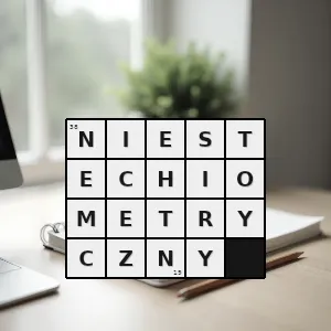 Hasło krzyżówkowe niezwiązany ze stechiometrią - niestechiometryczny – rozwiązanie, synonimy, podpowiedzi i definicje krzyżówkowe