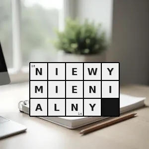 Rozwiązanie krzyżówki: taki którego nie da się nie można albo nie powinno się wymieniać - niewymienialny | hasła, synonimy i podpowiedzi Hasło krzyżówkowe taki którego nie da się nie można albo nie powinno się wymieniać - niewymienialny – rozwiązanie, synonimy, podpowiedzi i definicje krzyżówkowe