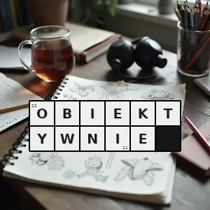 Rozwiązanie krzyżówki: bez uprzedzeń z boku - obiektywnie | hasła, synonimy i podpowiedzi Hasło krzyżówkowe bez uprzedzeń z boku - obiektywnie – rozwiązanie, synonimy, podpowiedzi i definicje krzyżówkowe