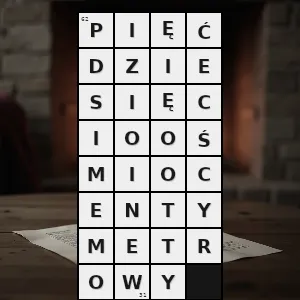 Rozwiązanie krzyżówki: taki który ma pięćdziesiąt osiem centymetrów kwadratowych powierzchni lub zajmuje taką powierzchnię - pięćdziesięcioośmiocentymetrowy | hasła, synonimy i podpowiedzi Hasło krzyżówkowe taki który ma pięćdziesiąt osiem centymetrów kwadratowych powierzchni lub zajmuje taką powierzchnię - pięćdziesięcioośmiocentymetrowy – rozwiązanie, synonimy, podpowiedzi i definicje krzyżówkowe