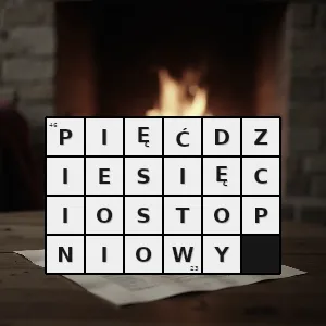 Hasło krzyżówkowe taki którego kąt ma pięćdziesiąt stopni - pięćdziesięciostopniowy – rozwiązanie, synonimy, podpowiedzi i definicje krzyżówkowe