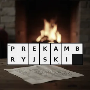 Hasło krzyżówkowe dotyczący prekambru jednostki geochronologicznej w dziejach ziemi - prekambryjski – rozwiązanie, synonimy, podpowiedzi i definicje krzyżówkowe