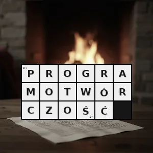 Hasło krzyżówkowe aktywność której celem jest sformułowanie programu realizowanego przez działanie w określonej dziedzinie - programotwórczość – rozwiązanie, synonimy, podpowiedzi i definicje krzyżówkowe