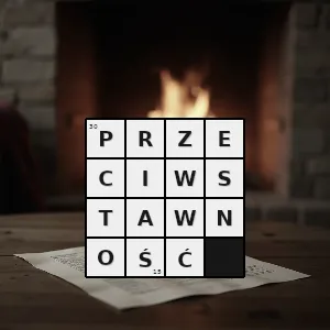 Hasło krzyżówkowe antynomia - przeciwstawność – rozwiązanie, synonimy, podpowiedzi i definicje krzyżówkowe