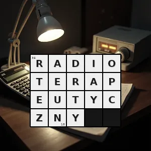 Hasło krzyżówkowe radioterapeutyczny - radioterapeutyczny – rozwiązanie, synonimy, podpowiedzi i definicje krzyżówkowe