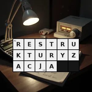 Hasło krzyżówkowe konwersja - restrukturyzacja – rozwiązanie, synonimy, podpowiedzi i definicje krzyżówkowe
