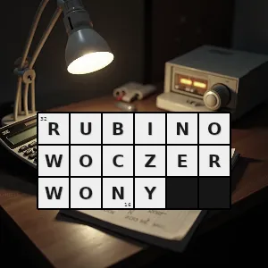 Hasło krzyżówkowe intensywnie czerwony w kolorze nasyconej ciemnej czerwieni czerwony jak rubin podobny do rubinu pod względem barwy - rubinowoczerwony – rozwiązanie, synonimy, podpowiedzi i definicje krzyżówkowe