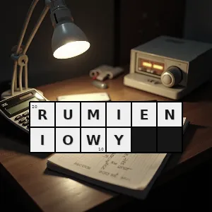 Hasło krzyżówkowe związany z rumieniem np ognisko rumieniowe na skórze - rumieniowy – rozwiązanie, synonimy, podpowiedzi i definicje krzyżówkowe