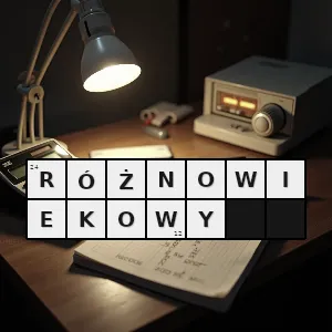 Hasło krzyżówkowe taki który składa się z elementów lub członków będących w tym samym wieku - różnowiekowy – rozwiązanie, synonimy, podpowiedzi i definicje krzyżówkowe