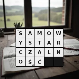 Hasło krzyżówkowe autarkia - samowystarczalność – rozwiązanie, synonimy, podpowiedzi i definicje krzyżówkowe