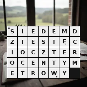 Hasło krzyżówkowe taki który ma siedemdziesiąt cztery centymetry kwadratowe powierzchni lub zajmuje taką powierzchnię - siedemdziesięcioczterocentymetrowy – rozwiązanie, synonimy, podpowiedzi i definicje krzyżówkowe
