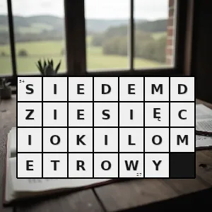 Rozwiązanie krzyżówki: taki który mierzy siedemdziesiąt kilometrów - siedemdziesięciokilometrowy | hasła, synonimy i podpowiedzi Hasło krzyżówkowe taki który mierzy siedemdziesiąt kilometrów - siedemdziesięciokilometrowy – rozwiązanie, synonimy, podpowiedzi i definicje krzyżówkowe