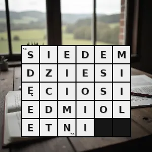 Hasło krzyżówkowe mający siedemdziesiąt siedem lat - siedemdziesięciosiedmioletni – rozwiązanie, synonimy, podpowiedzi i definicje krzyżówkowe