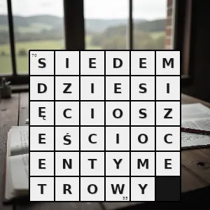 Rozwiązanie krzyżówki: taki który ma siedemdziesiąt sześć centymetrów długości szerokości grubości wysokości lub głębokości - siedemdziesięciosześciocentymetrowy | hasła, synonimy i podpowiedzi Hasło krzyżówkowe taki który ma siedemdziesiąt sześć centymetrów długości szerokości grubości wysokości lub głębokości - siedemdziesięciosześciocentymetrowy – rozwiązanie, synonimy, podpowiedzi i definicje krzyżówkowe