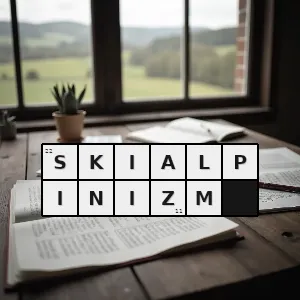 Hasło krzyżówkowe sport łączący elementy wspinaczki zimowej wędrówki na nartach oraz zjazdu narciarskiego w terenie górskim o znacznym stopniu nachylenia - skialpinizm – rozwiązanie, synonimy, podpowiedzi i definicje krzyżówkowe