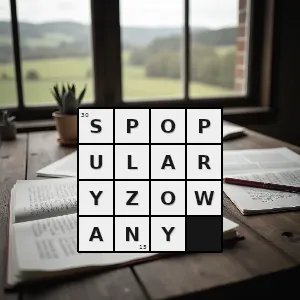 Hasło krzyżówkowe rozdmuchany np przebój - spopularyzowany – rozwiązanie, synonimy, podpowiedzi i definicje krzyżówkowe