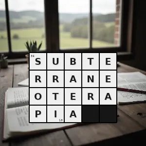 Hasło krzyżówkowe terapeutyczny - subterraneoterapia – rozwiązanie, synonimy, podpowiedzi i definicje krzyżówkowe