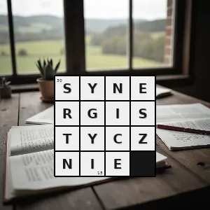 Hasło krzyżówkowe fizjol - synergistycznie – rozwiązanie, synonimy, podpowiedzi i definicje krzyżówkowe