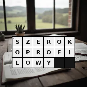 Rozwiązanie krzyżówki: coś o szerokim profilu taki który ma szeroki profil - szerokoprofilowy | hasła, synonimy i podpowiedzi Hasło krzyżówkowe coś o szerokim profilu taki który ma szeroki profil - szerokoprofilowy – rozwiązanie, synonimy, podpowiedzi i definicje krzyżówkowe