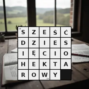 Rozwiązanie krzyżówki: mający powierzchnię 60 hektarów - sześćdziesięciohektarowy | hasła, synonimy i podpowiedzi Hasło krzyżówkowe mający powierzchnię 60 hektarów - sześćdziesięciohektarowy – rozwiązanie, synonimy, podpowiedzi i definicje krzyżówkowe