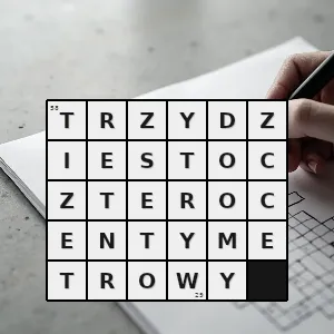 Rozwiązanie krzyżówki: taki który ma trzydzieści cztery centymetry kwadratowe powierzchni lub zajmuje taką powierzchnię - trzydziestoczterocentymetrowy | hasła, synonimy i podpowiedzi Hasło krzyżówkowe taki który ma trzydzieści cztery centymetry kwadratowe powierzchni lub zajmuje taką powierzchnię - trzydziestoczterocentymetrowy – rozwiązanie, synonimy, podpowiedzi i definicje krzyżówkowe