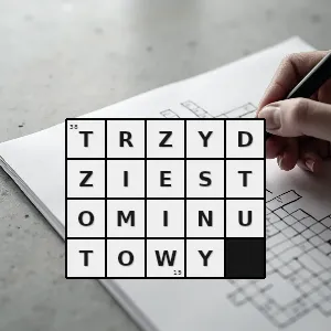 Hasło krzyżówkowe trwający trzydzieści minut - trzydziestominutowy – rozwiązanie, synonimy, podpowiedzi i definicje krzyżówkowe
