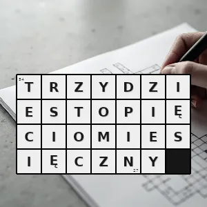 Rozwiązanie krzyżówki: taki który trwa trzydzieści pięć miesięcy - trzydziestopięciomiesięczny | hasła, synonimy i podpowiedzi Hasło krzyżówkowe taki który trwa trzydzieści pięć miesięcy - trzydziestopięciomiesięczny – rozwiązanie, synonimy, podpowiedzi i definicje krzyżówkowe