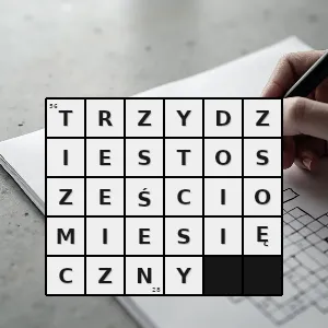 Rozwiązanie krzyżówki: taki który ma trzydzieści sześć miesięcy - trzydziestosześciomiesięczny | hasła, synonimy i podpowiedzi Hasło krzyżówkowe taki który ma trzydzieści sześć miesięcy - trzydziestosześciomiesięczny – rozwiązanie, synonimy, podpowiedzi i definicje krzyżówkowe