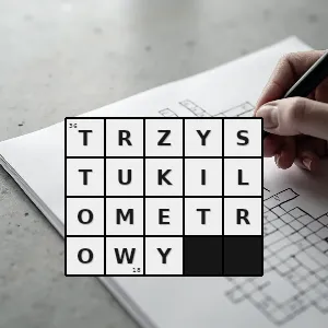 Rozwiązanie krzyżówki: taki który mierzy trzysta kilometrów - trzystukilometrowy | hasła, synonimy i podpowiedzi Hasło krzyżówkowe taki który mierzy trzysta kilometrów - trzystukilometrowy – rozwiązanie, synonimy, podpowiedzi i definicje krzyżówkowe