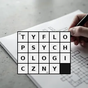 Hasło krzyżówkowe tyflopsycholog - tyflopsychologiczny – rozwiązanie, synonimy, podpowiedzi i definicje krzyżówkowe