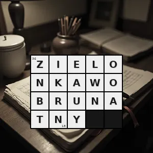 Hasło krzyżówkowe taki którego kolor postrzegany jest jako wypadkowa odcieniów zielonkawego i brunatnego - zielonkawobrunatny – rozwiązanie, synonimy, podpowiedzi i definicje krzyżówkowe