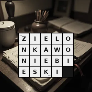 Rozwiązanie krzyżówki: taki który ma kolor niebieski o zielonkawym odcieniu - zielonkawoniebieski | hasła, synonimy i podpowiedzi Hasło krzyżówkowe taki który ma kolor niebieski o zielonkawym odcieniu - zielonkawoniebieski – rozwiązanie, synonimy, podpowiedzi i definicje krzyżówkowe