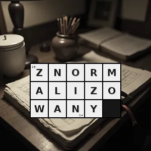 Hasło krzyżówkowe przykrojony - znormalizowany – rozwiązanie, synonimy, podpowiedzi i definicje krzyżówkowe