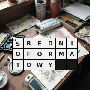 Rozwiązanie krzyżówki: taki który ma średniej wielkości format - średnioformatowy | hasła, synonimy i podpowiedzi Hasło krzyżówkowe taki który ma średniej wielkości format - średnioformatowy – rozwiązanie, synonimy, podpowiedzi i definicje krzyżówkowe