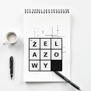 Hasło krzyżówkowe związany z żelazem - żelazowy – rozwiązanie, synonimy, podpowiedzi i definicje krzyżówkowe