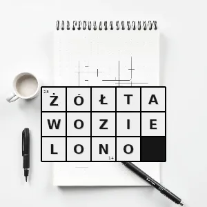 Hasło krzyżówkowe w kolorze zielonym o żółtawym odcieniu - żółtawozielono – rozwiązanie, synonimy, podpowiedzi i definicje krzyżówkowe