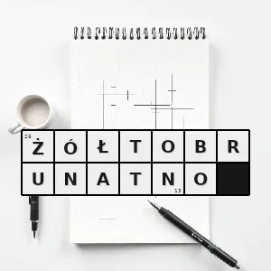 Rozwiązanie krzyżówki: w kolorze żółtobrunatnym w kolorze brunatnym o żółtym odcieniu - żółtobrunatno | hasła, synonimy i podpowiedzi Hasło krzyżówkowe w kolorze żółtobrunatnym w kolorze brunatnym o żółtym odcieniu - żółtobrunatno – rozwiązanie, synonimy, podpowiedzi i definicje krzyżówkowe