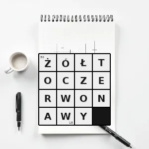 Hasło krzyżówkowe żółty z czerwonawym odcieniem - żółtoczerwonawy – rozwiązanie, synonimy, podpowiedzi i definicje krzyżówkowe